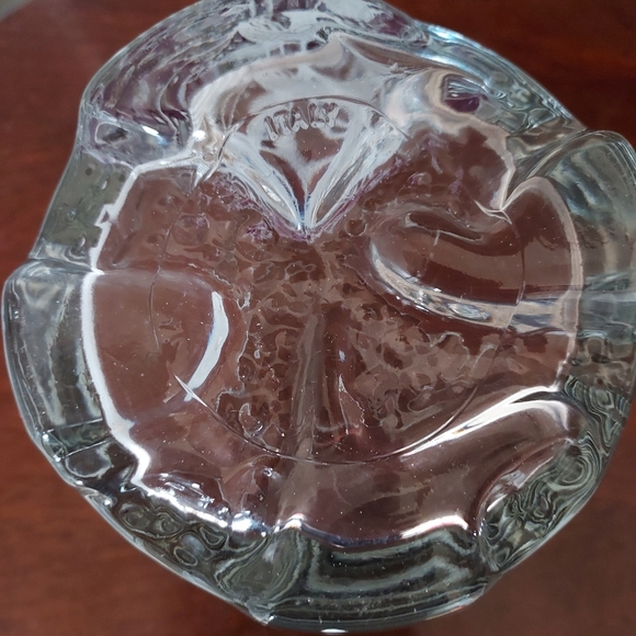 Vintage Cerve DeValBor Iris Glass Ice Bucket Made in Italy 5 Inches - Picture 8 of 9